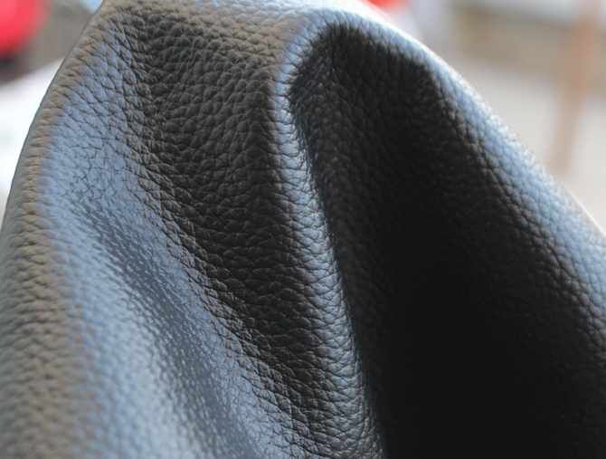 Genuine Cowhide Leather Top Grain Black
