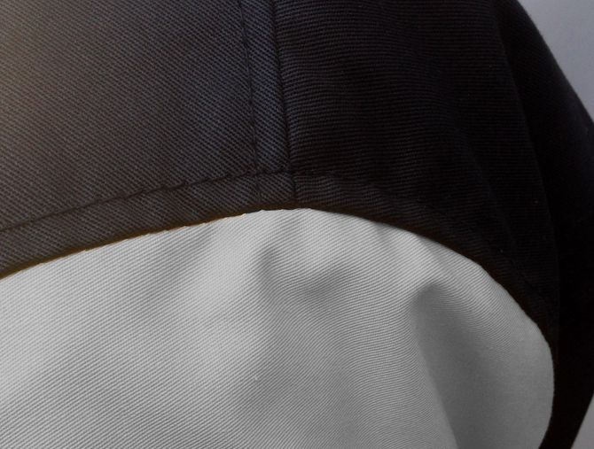 Varsity Jacket Tackle Twill - Fabric Ratio 65% Polyester- 35% Cotton Black and Grey