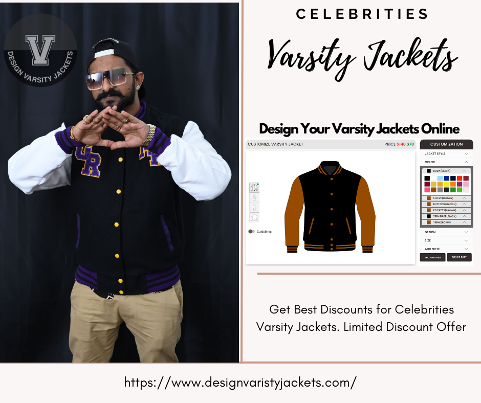 Celebrities Varsity jackets