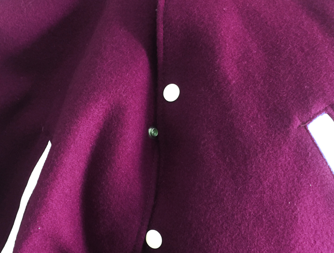 Purple Wool High Quality in Melton