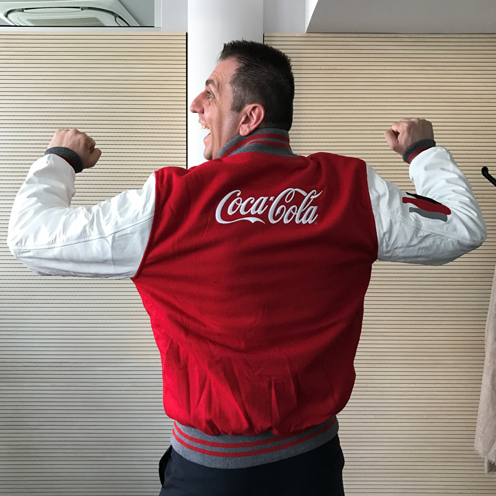Varsity Jackets made for Coca Cola