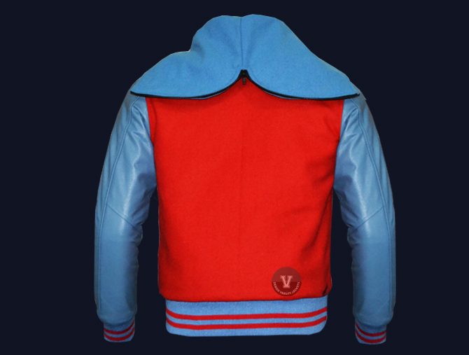Design Online Varsity Jackets back
