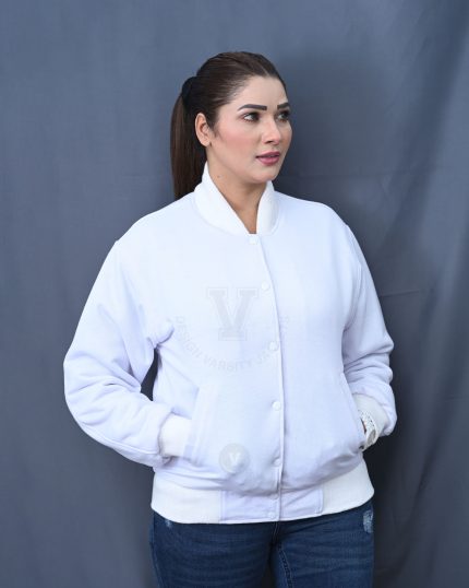 Custom Wool Varsity Jacket Women