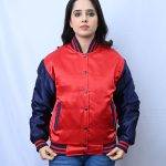 Varsity Jacket Satin Polyester