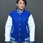 Women Varsity Jackets Cotton Fleece