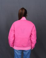 Women Letterman Jackets Cotton Fleece