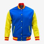 Custom Letterman Jackets Royal Yellow