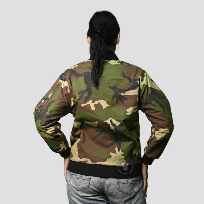 Bomber Jackets Camo Women