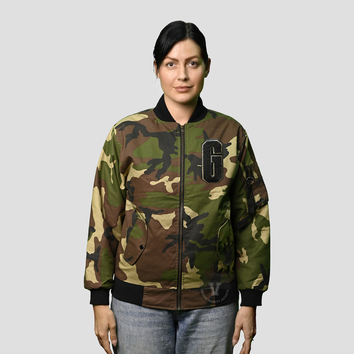 Bomber Jackets Camo Women