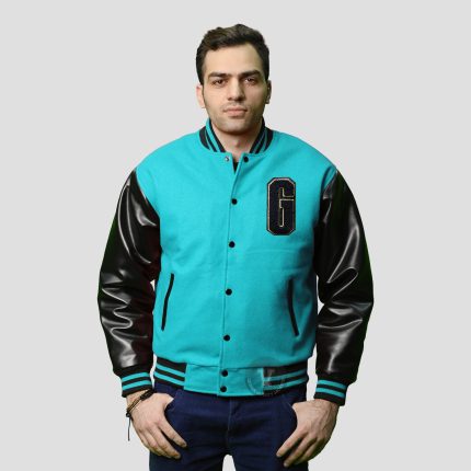 Custom Varsity Jackets Columbia Blue