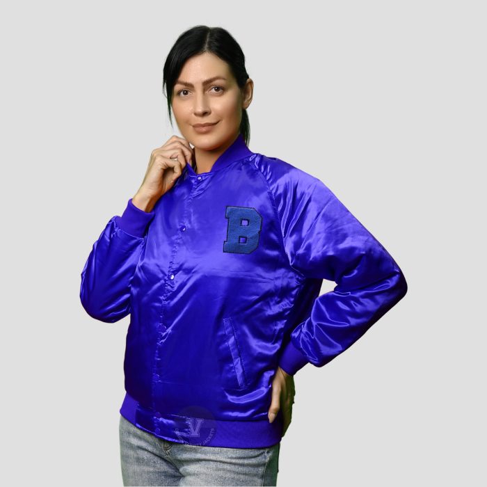 Varsity Jacket Satin Women