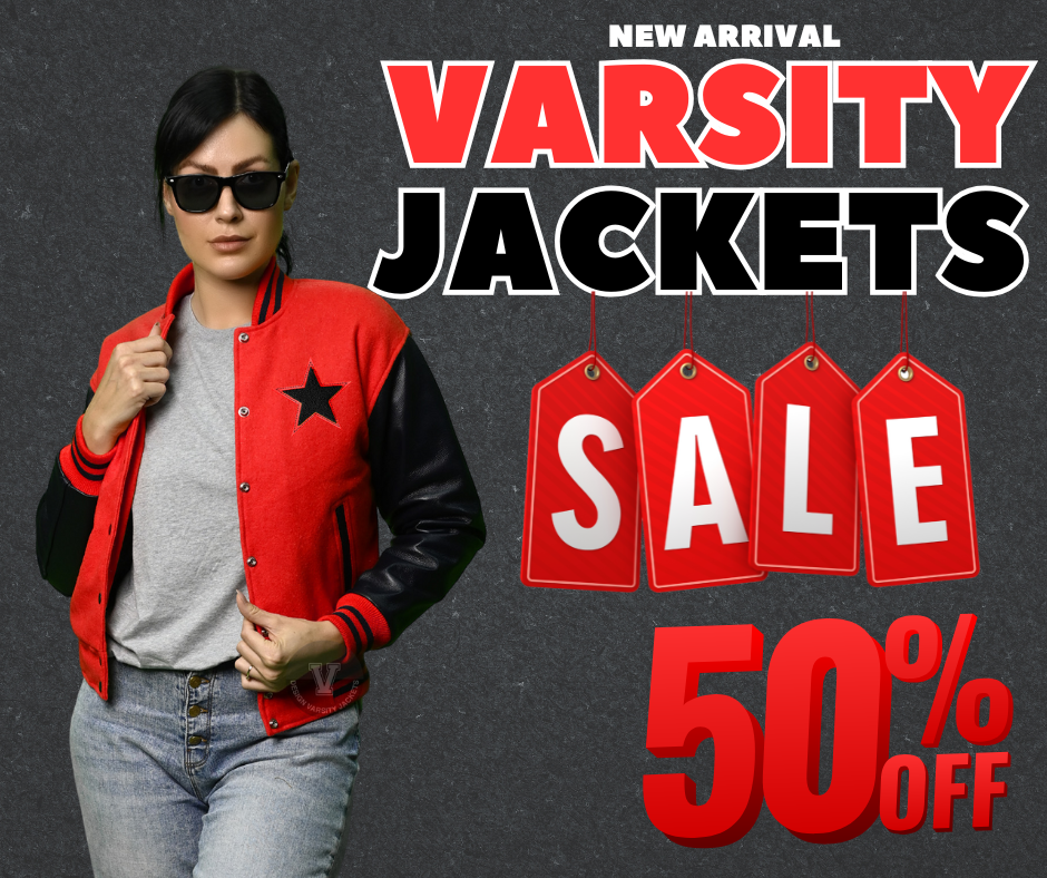 red varsity jacket