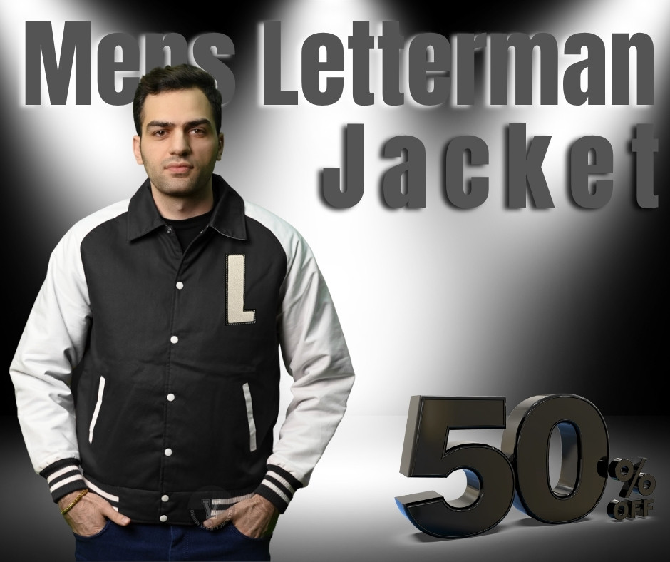 Mens Letterman Jacket