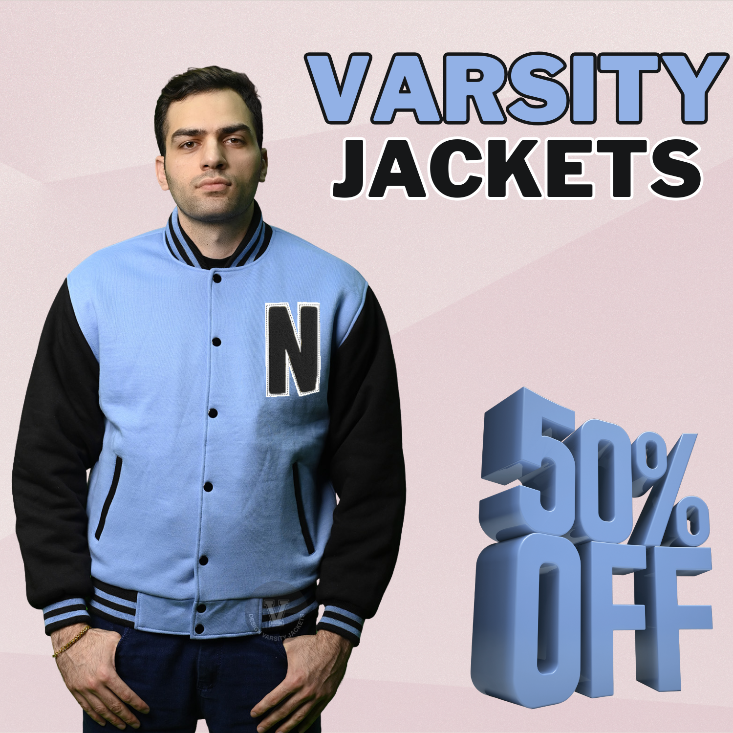 Men's Letterman Varsity Jacket