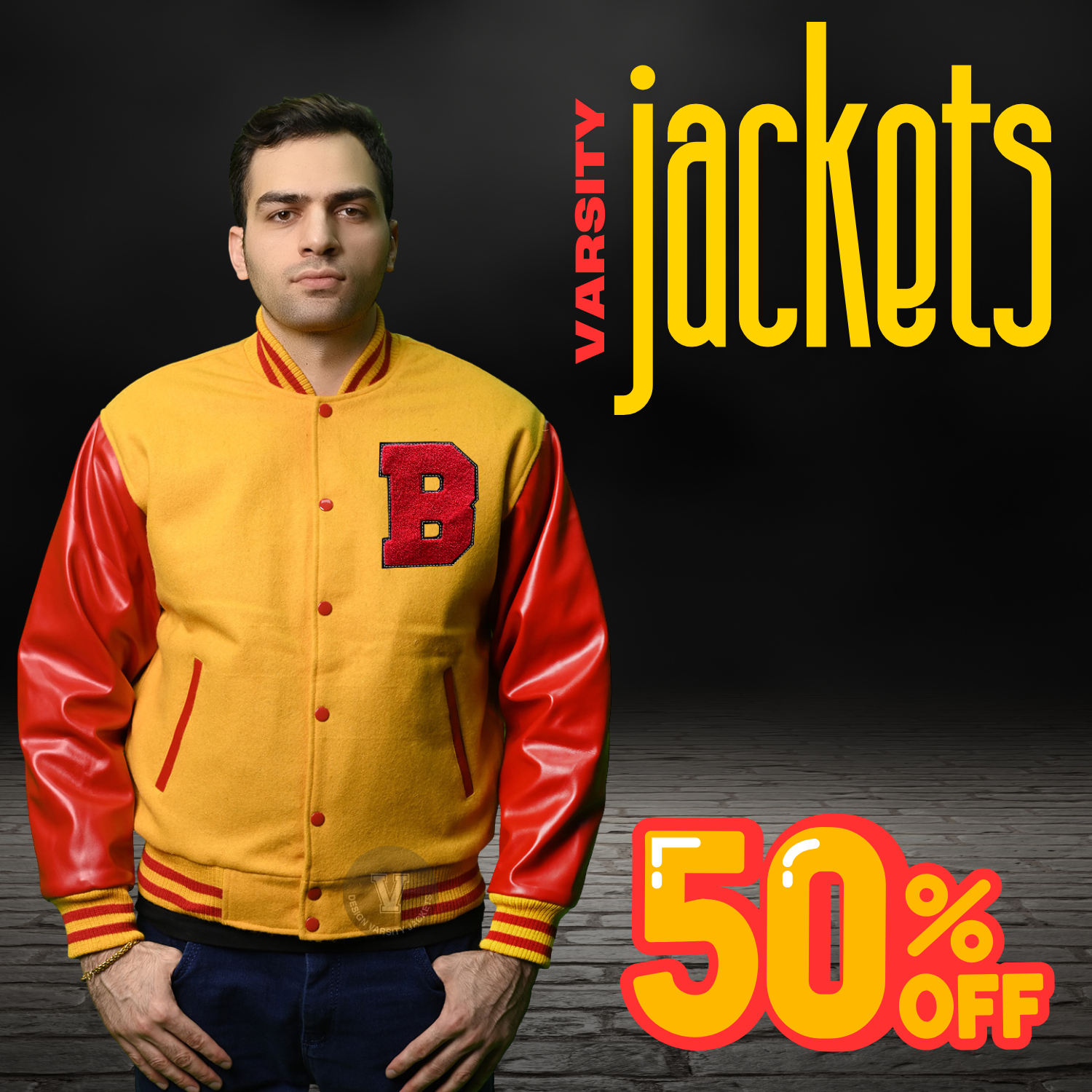men varsity letterman jackets