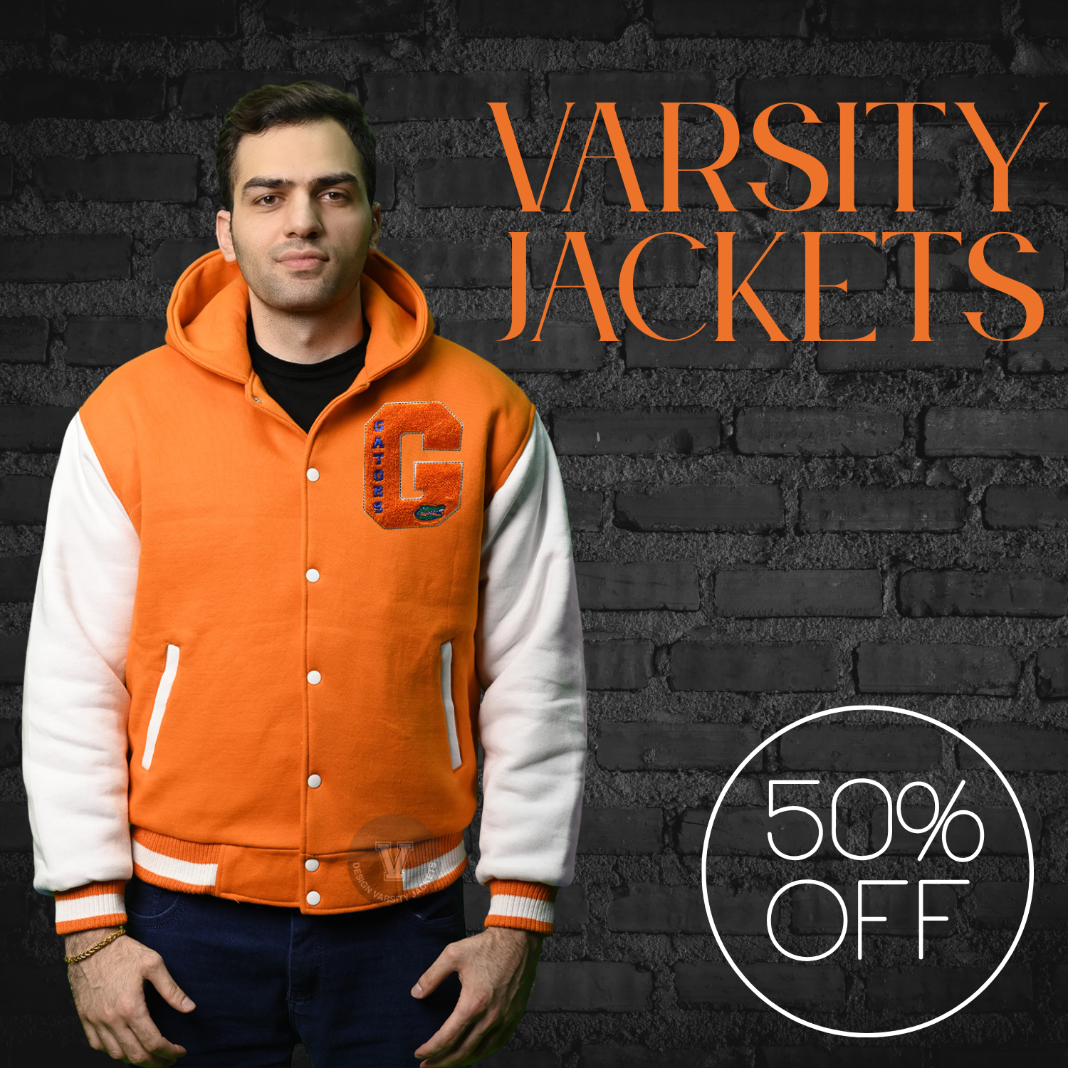 men's varsity letterman jacket