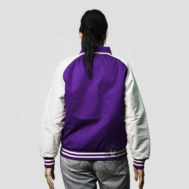 purple brand varsity jacket