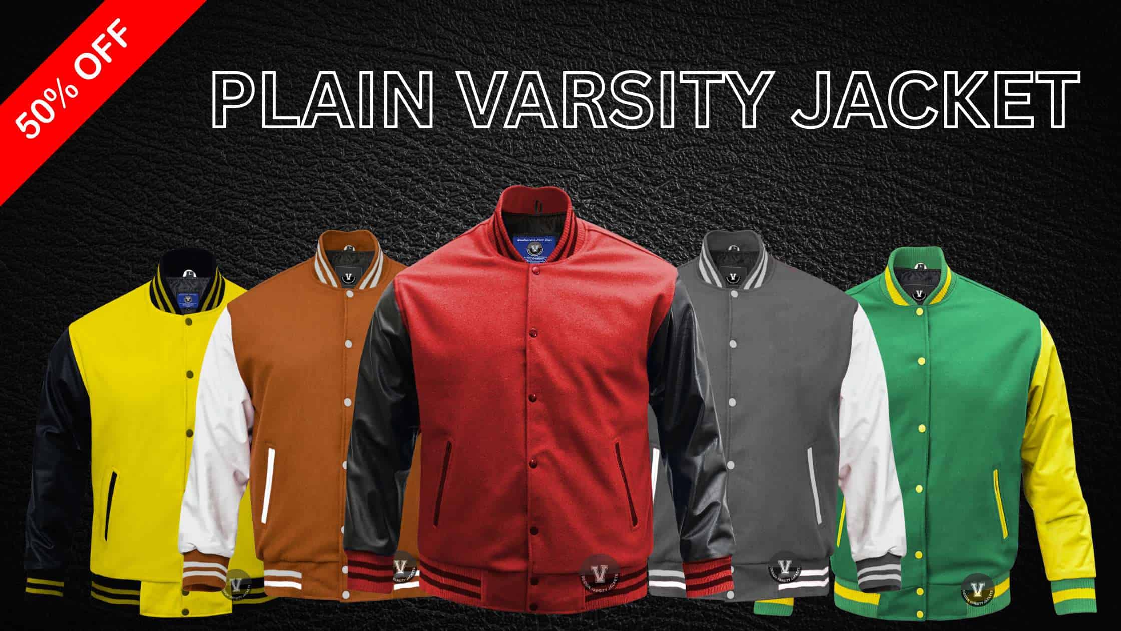 minimalist letterman jacket without patches