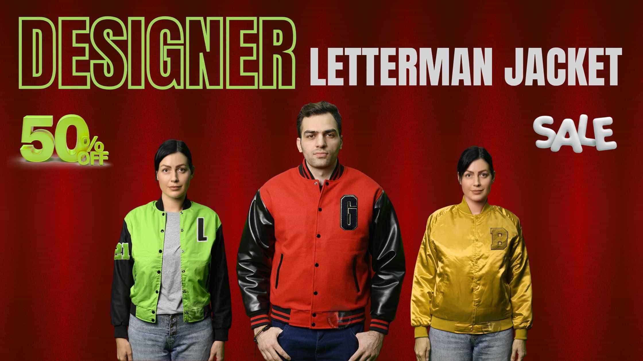 fashion letterman jacket for brands and artists