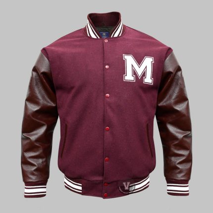 Maroon And Brown Varsity Jackets