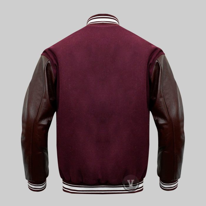 Maroon And Brown Varsity Jackets