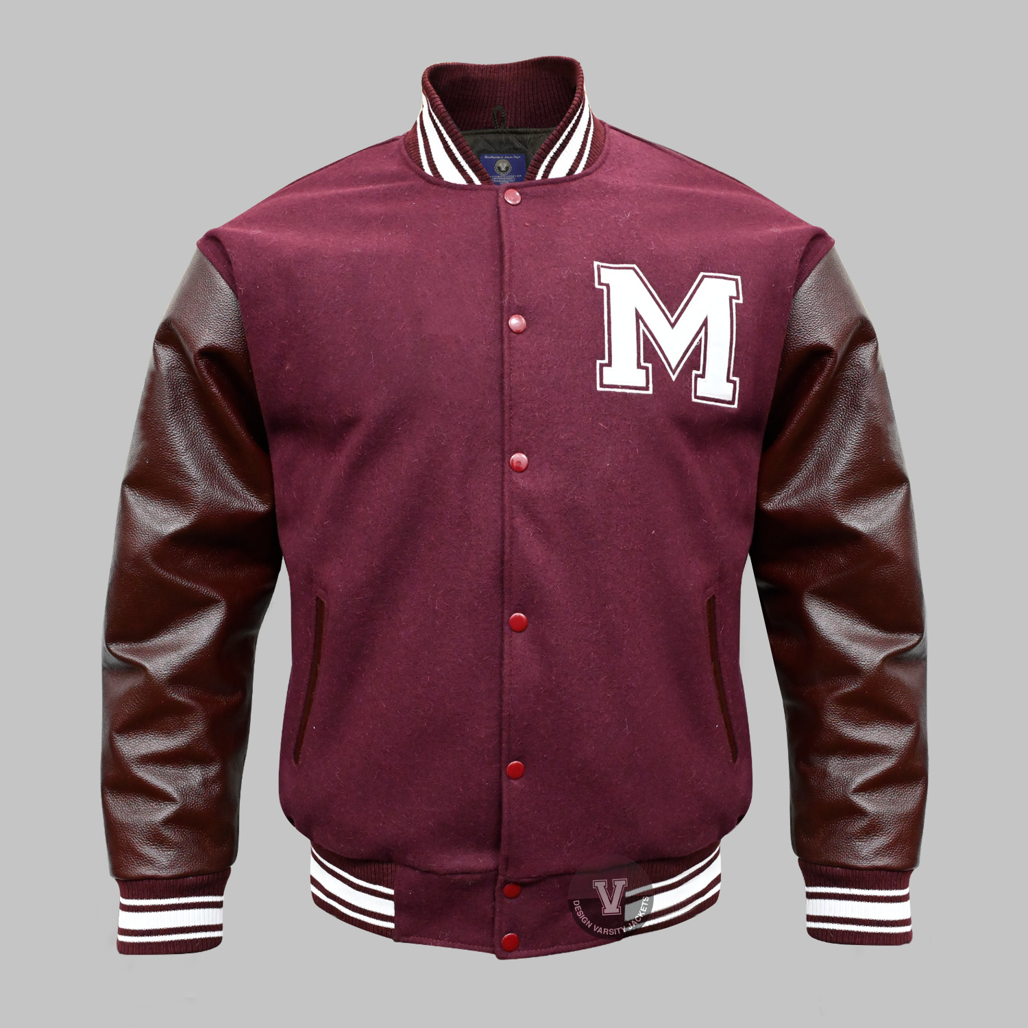 Maroon And Brown Varsity Jackets
