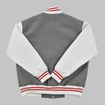 Gray And White Varsity Jackets