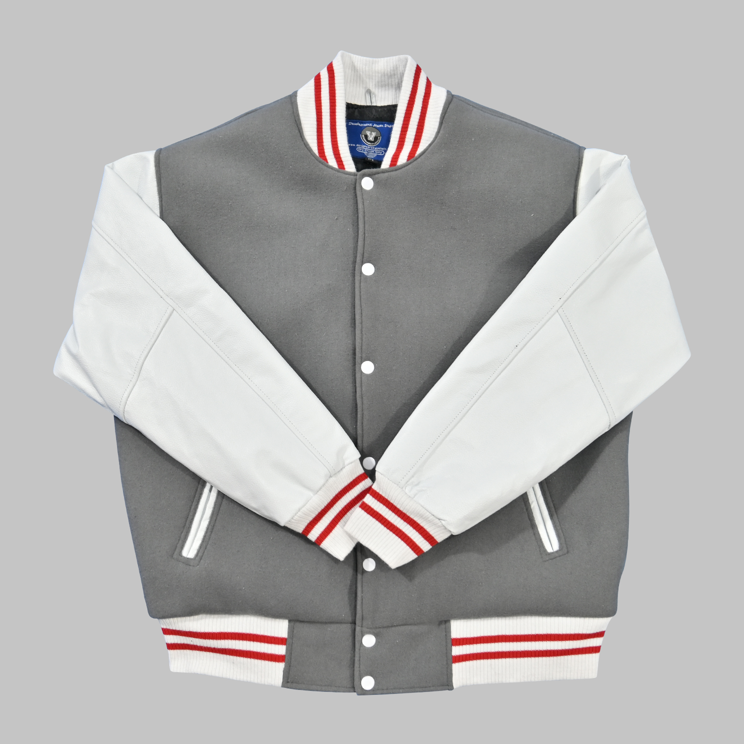 Gray And White Varsity Jackets