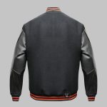 Black Letterman Jacket