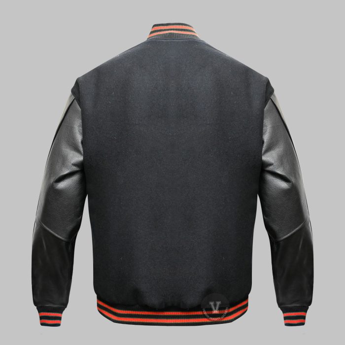 Black Letterman Jacket