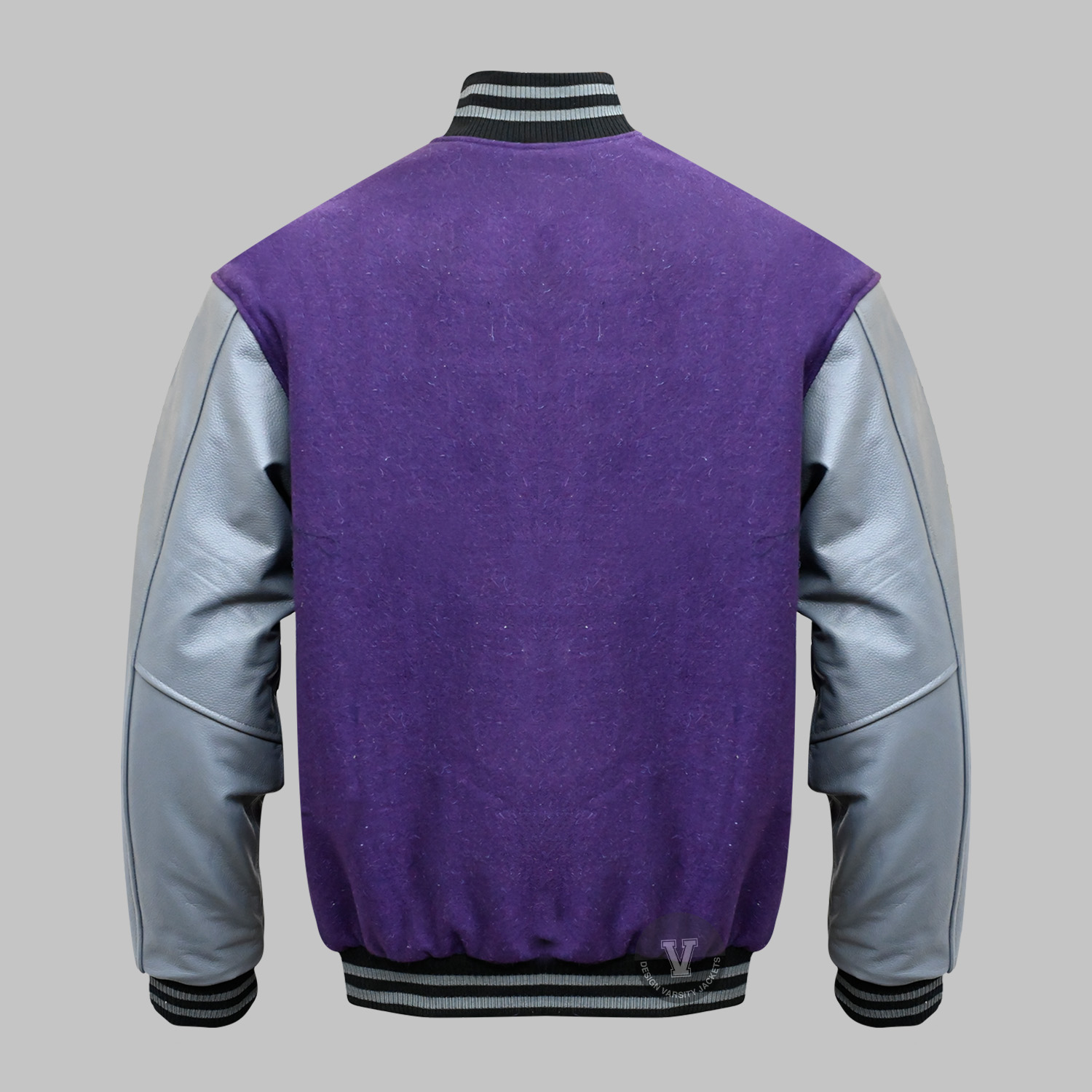 Varsity Jacket Purple And Grey