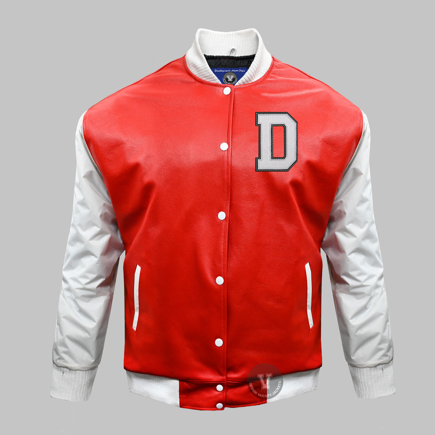 Red And White Letterman Jacket