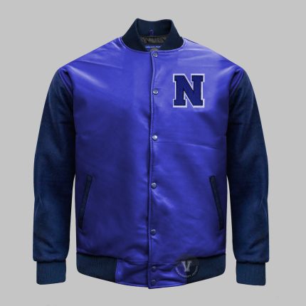 Blue And Navy Blue Varsity Jackets