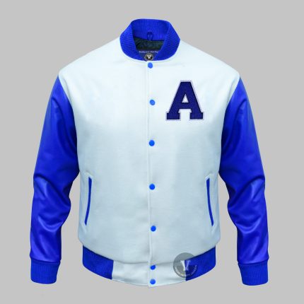 Varsity Jackets White And Blue