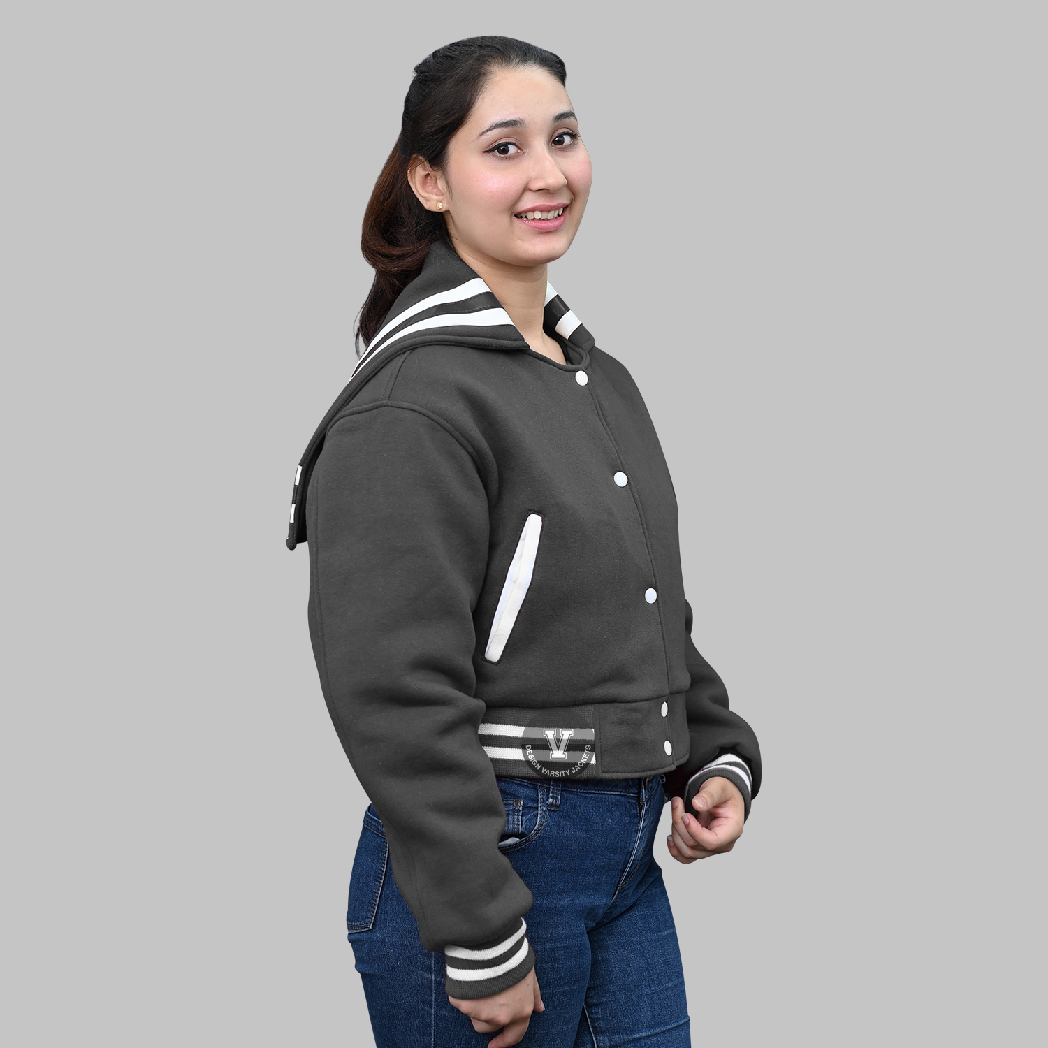 wholesale sailor collar varsity jackets