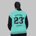 fleece varsity jacket back