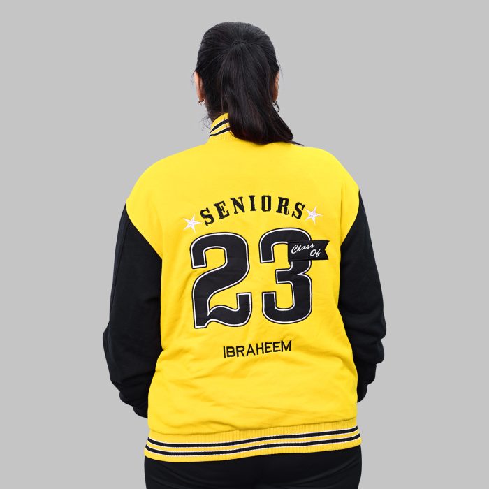Seniors Varsity Jacket back