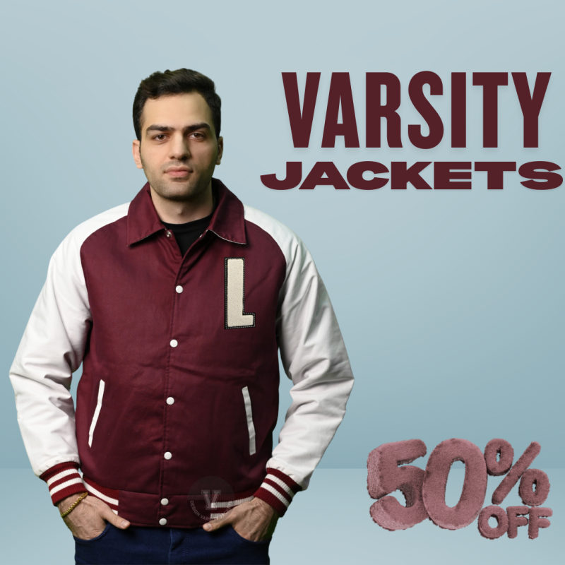 Letterman Jacket Burgundy