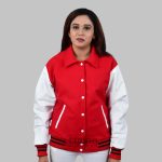 Red And White Varsity Jacket