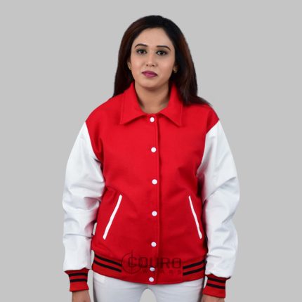 Red And White Varsity Jacket