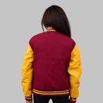 Varsity Jacket Maroon And Gold