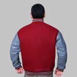 Burgundy And Gray Varsity Jackets