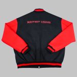 Red Varsity Jacket Vintage front back