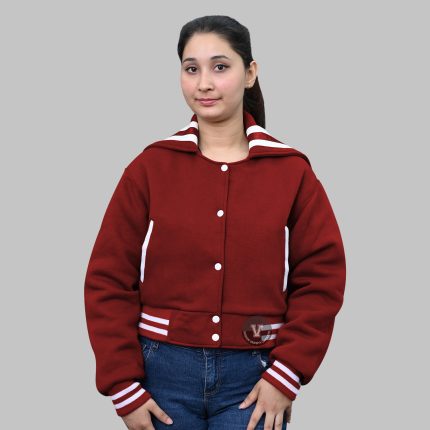 Varsity Jacket Sailor Collar front