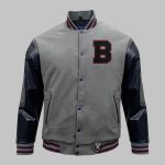 Gray And Navy Blue Varsity Jackets