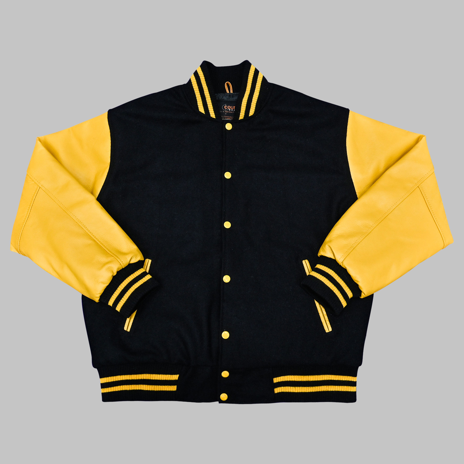 Black And Yellow Varsity Jackets