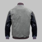 Gray And Navy Blue Varsity Jackets - Image 2