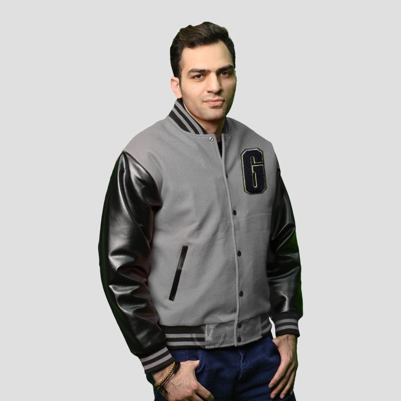 Leather Varsity Jacket Womens