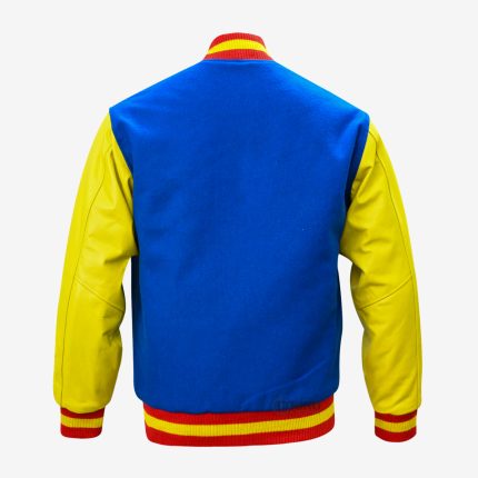 Varsity Jacket Leather Wool