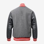 Men Plain Varsity Jacket
